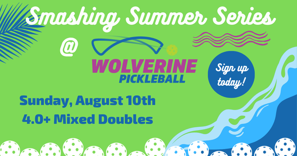 Wolverine Pickleball Summer Series - 4.0+ Mixed Doubles logo