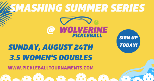 Wolverine Pickleball Summer Series - 3.5 Women's Doubles logo
