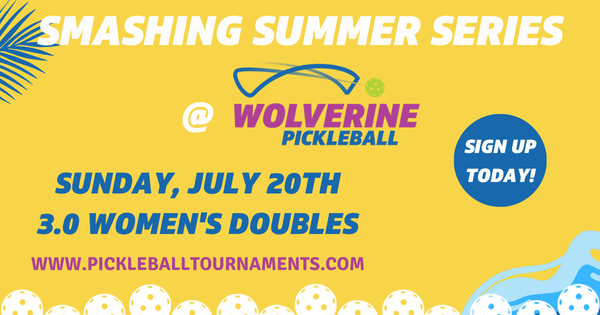 Wolverine Pickleball Summer Series - 3.0 Women's Doubles logo