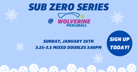 Wolverine Pickleball Sub Zero - 3.25 Mixed Doubles