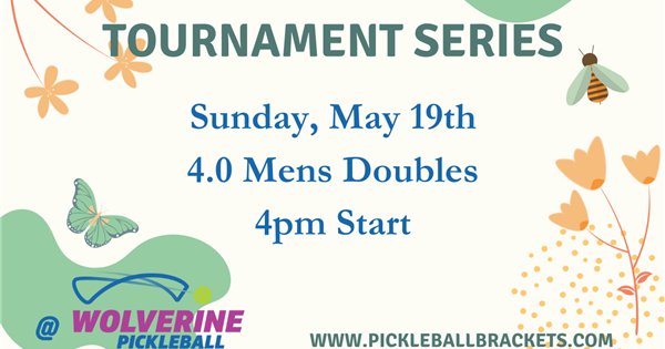 Wolverine Pickleball Spring Series - 4.0 Men's Doubles logo