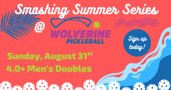 Wolverine Pickleball Summer Series - 4.0+ Men's Doubles logo