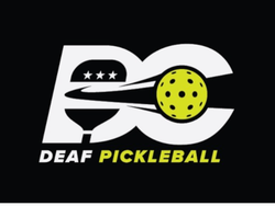 DC Deaf Pickleball logo