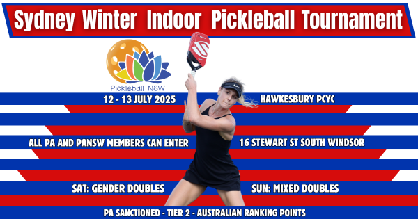 Sydney Winter Indoor Pickleball Tournament logo