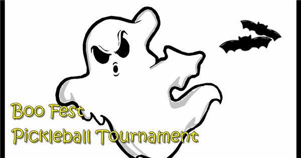 Boo Fest Pickleball Tournament logo