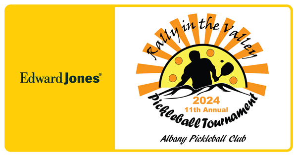 2024 Edward Jones Rally In The Valley * Hosted by Albany Pickleball Club and Shane Denning logo