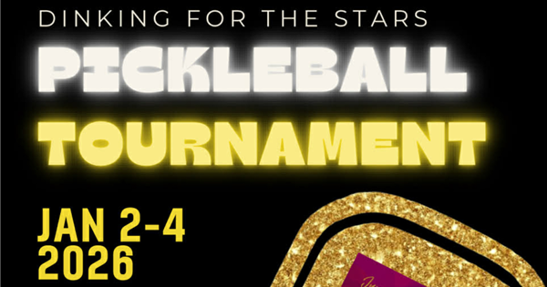 Dinking for the Stars Pickleball Tournament logo
