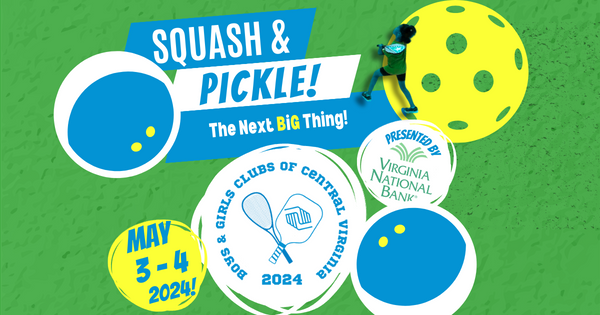 Squash & Pickle-Our Next BiG Thing hosted by the BOYS AND GIRLS CLUBS OF CENTRAL VIRGINIA by PIG logo