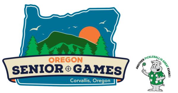 Oregon Senior Games by PIG logo