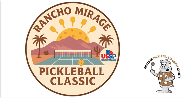 2026 Rancho Mirage Pickleball Classic presented by Pickleball is Great! logo