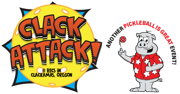 2025 Clack Attack (DUPR+) by PIG logo