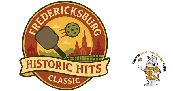 FREDERICKSBURG HISTORIC HITS CLASSIC @ The PicklR All Ages + USSP by PIG logo