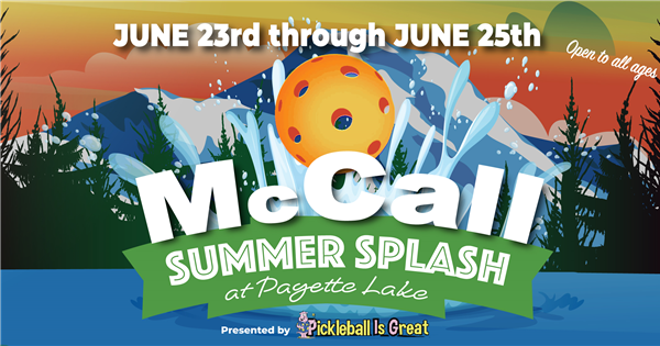 2023 McCall Summer Splash at Payette Lake by PIG logo