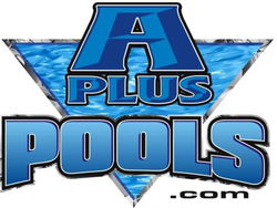 A Plus Pools logo
