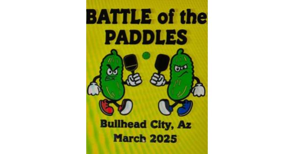 **Cancelled** First Annual Bullhead Pickleball Battle of the Paddles @ Rotary Park by PIG logo