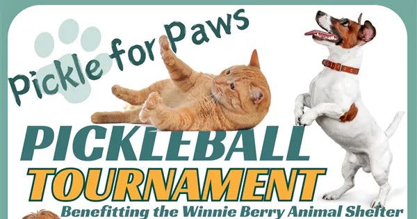 Pickle For Paws - Pickleball Tournament logo