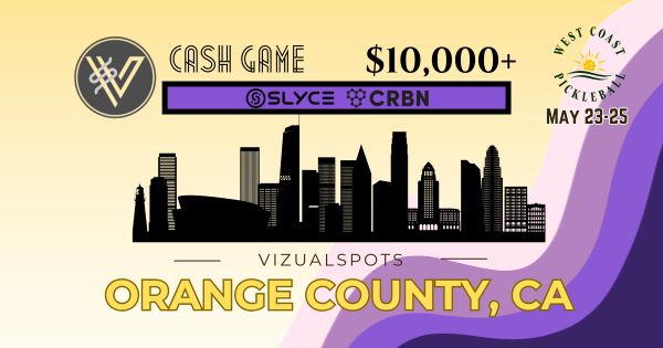 VIZUALSPOTS CASH GAME $10,000+ Prize Pool in Orange County Indoor Money Ball logo