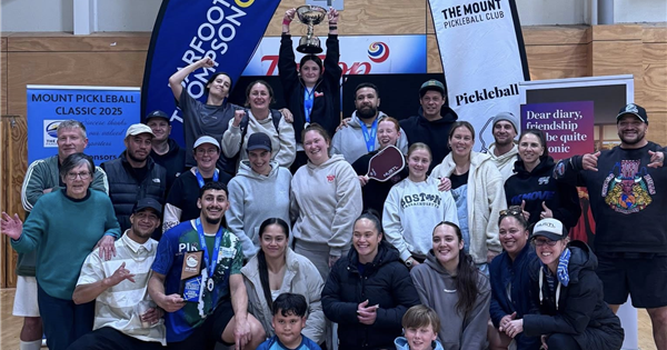 Gisborne PIckleball Club Champs 2025 logo