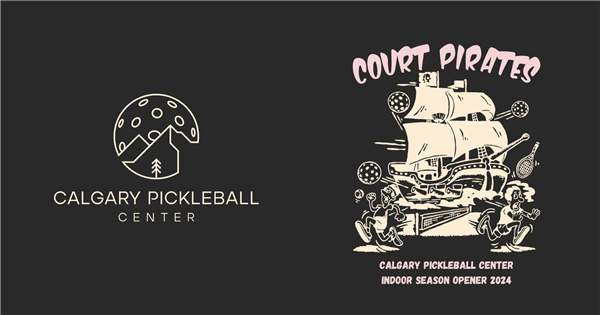 Calgary Pickleball Center's: Court Pirates logo