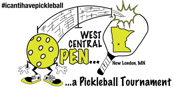 West Central Open...a pickleball tournament... logo