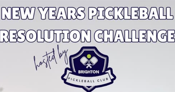 New Years Pickleball Resolution, Challenge 2.0 logo