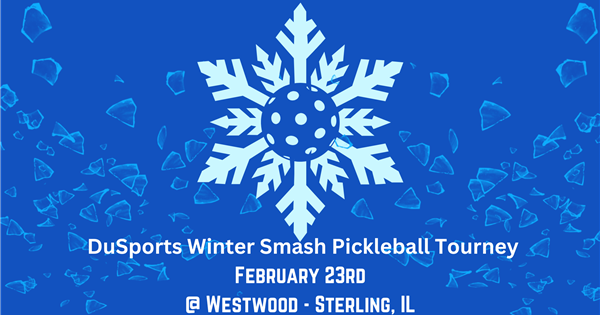 DuSports Winter Smash Pickleball Tournament logo