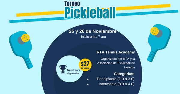 1er Torneo de Pickleball RTA - APH logo