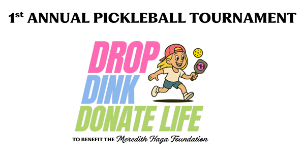 1st Annual Drop, Dink, Donate Life logo