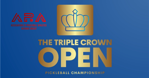 The Triple Crown Open Pickleball Championship logo
