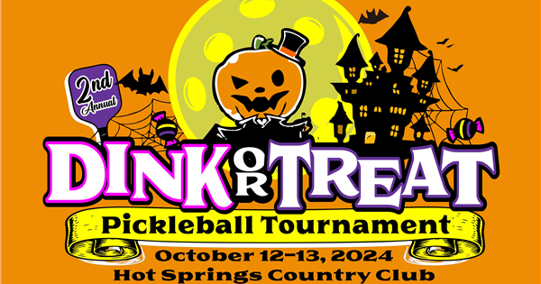 Dink or Treat - Round Robin Tournament -  Oaklawn Rotary Fundraiser logo