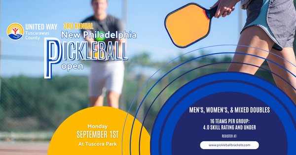 3rd Annual New Philadelphia Pickleball Open logo