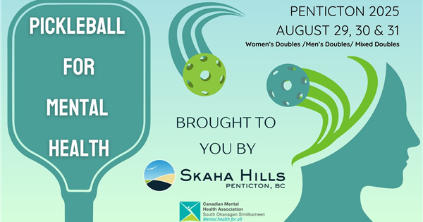 Skaha Hills Pickleball for Mental Health 2025 logo