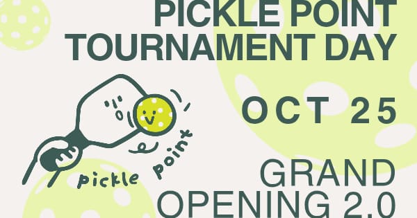 Pickle Point Grand Opening 2.0 Tournament logo