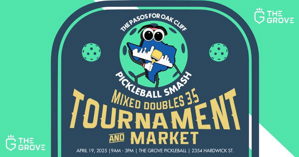 The Pasos For Oak Cliff Pickleball Smash logo