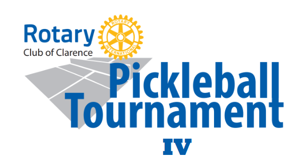 Clarence Rotary Pickleball Tournament IV logo