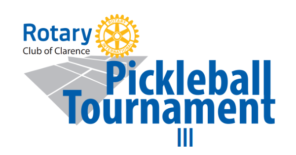 Clarence Rotary Pickleball Tournament III logo