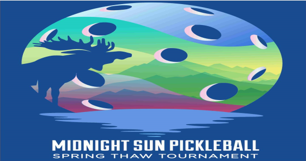 Midnight Sun Pickleball AK presents Spring Thaw Tournament logo