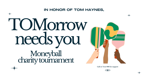TOMorrow needs you moneyball logo