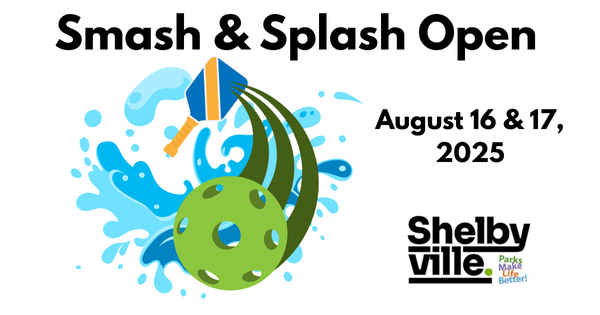 Shelbyville Parks Splash and Smash Open logo