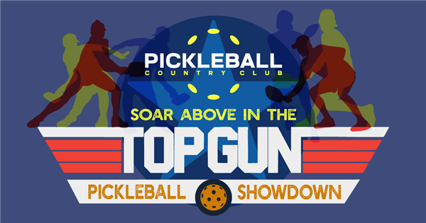 Top Gun Showdown at Pickleball Country Club logo