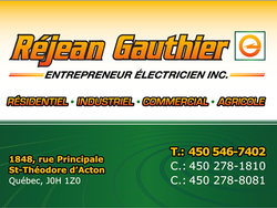 Réjean Gauthier Électricien logo