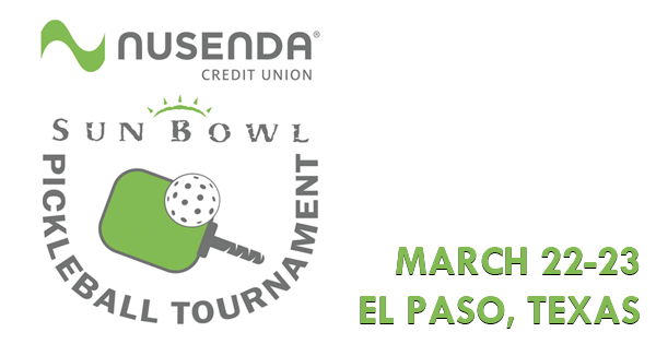 Nusenda Credit Union Sun Bowl Pickleball Tournament logo