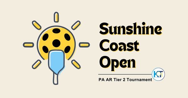 Sunshine Coast Pickleball Open 2025 logo