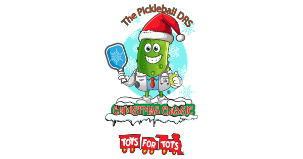 The Pickleball DRS Christmas Classic. All ages, 10-110 included! logo