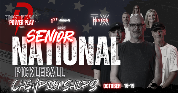 Pickleball Power Play National Senior Championships logo