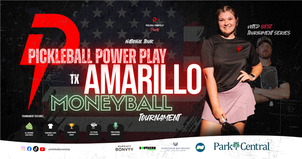 Pickleball Power Play MONEYBALL @ Netplex in Amarillo logo