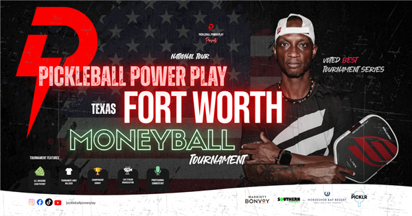 Pickleball Power Play MONEYBALL @ Picklr Hurst logo