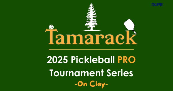 Tamarack's 2025 on Clay PRO Tournament Series logo