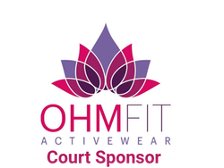 Ohm Fit Activewear - Tournament/Court Sponsor logo