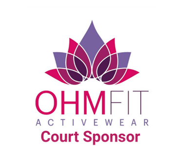 Ohm Fit Activewear - Tournament/Court Sponsor logo